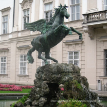 Statue en bronze Pegasus &amp; Chariot HVLA-225R